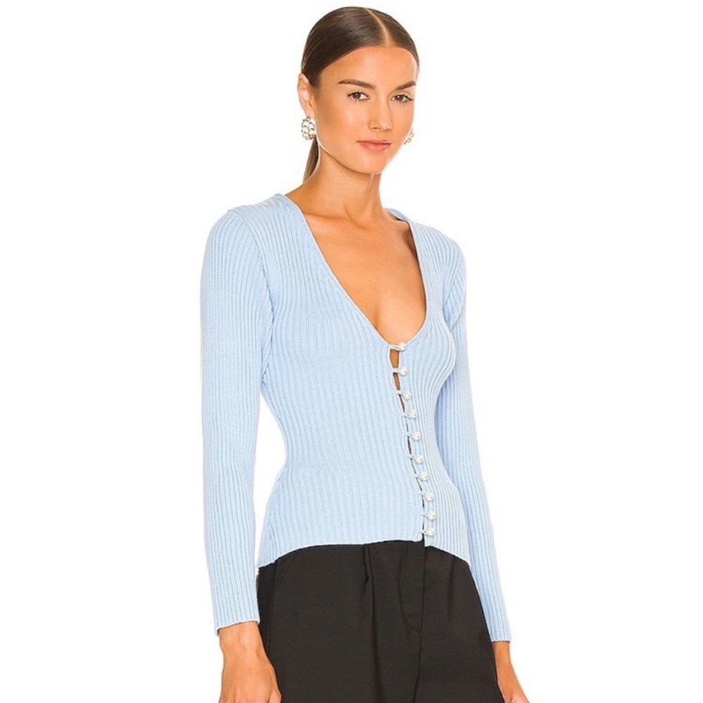 Musier Paris Clara Cardigan Blue